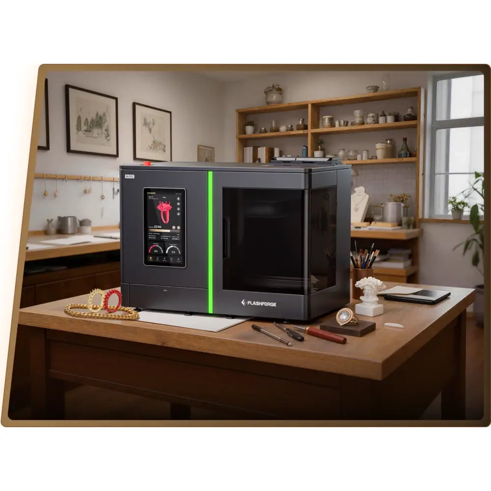 Flashforge WJ51C Wax 3D Printer | Jewellery Casting | Eolas Prints