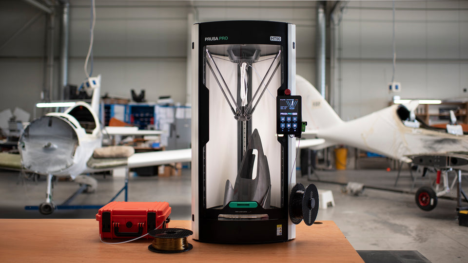 Prusa Pro HT90 in an engineering environment — industrial 3D printer comparison