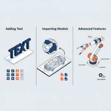 Adding text, importing models and advanced TinkerCAD features for 3D design — Eolas Prints
