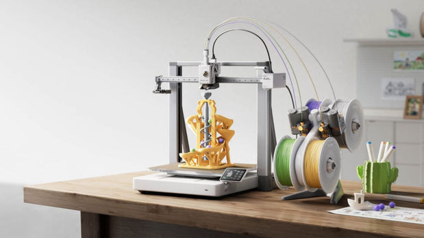 Bambu Lab AMS multi-colour 3D printing system and filament