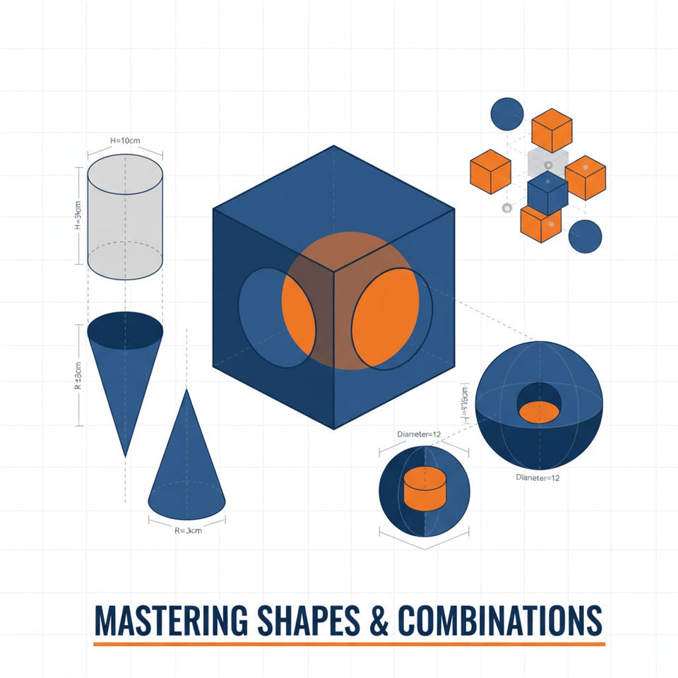 Mastering shapes and combinations in TinkerCAD — creating functional 3D designs for printing — Eolas Prints
