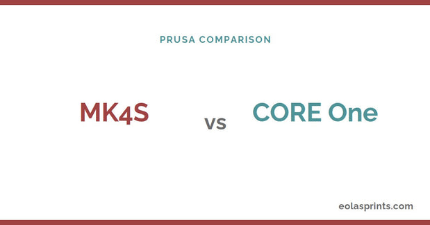 Prusa MK4S vs Core One comparison | Eolas Prints