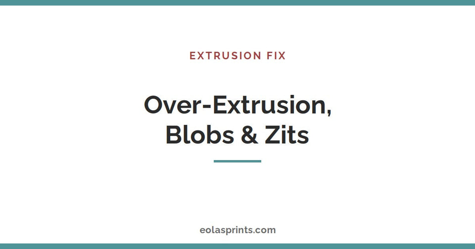 How to fix over-extrusion, blobs and zits in 3D prints | Eolas Prints