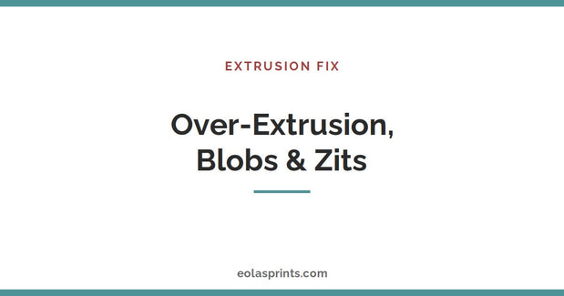 How to fix over-extrusion, blobs and zits in 3D prints | Eolas Prints