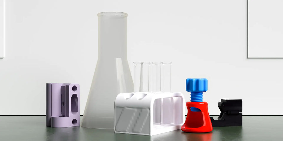 PETG vs PLA filament comparison — 3D printed parts showing strength, flexibility and impact resistance differences | Eolas Prints