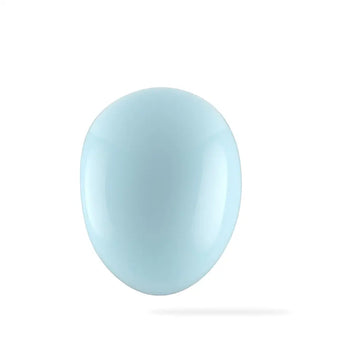 Recycled rPET pellets for 3D printing — pale blue, made from 100% post-consumer PET bottles