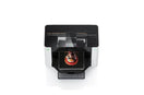 Black and white xprinter inkjet printer with colorful output illustrating running costs and white ink use in uv printing