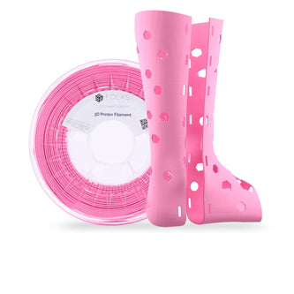 A 3d printed splint with PLA filament spool