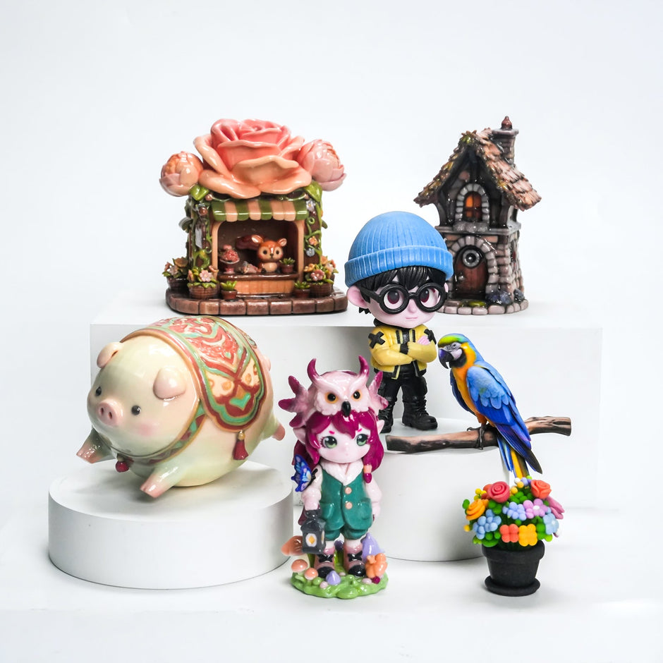 Full-colour models printed on the Flashforge CJ270