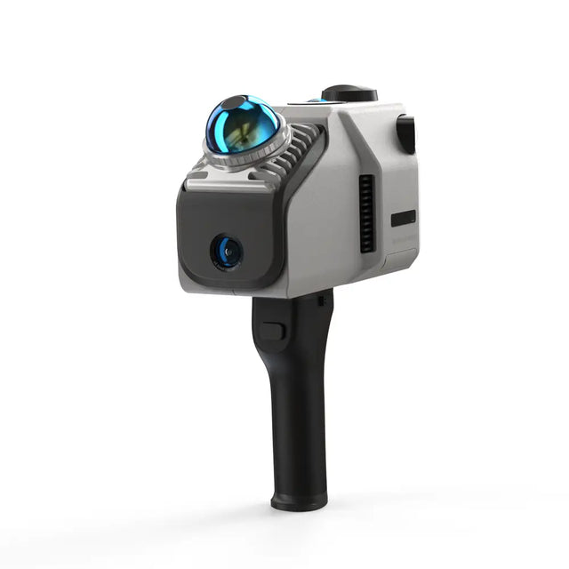 3DMakerpro Eagle LIDAR 3D scanner with gray black handheld design and blue dome lens