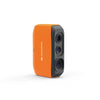 3dmakerpro fox 3d scanner handheld orange and black device with three lenses for precise 3d scanning tasks