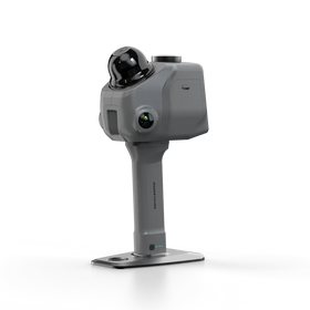 Gray 3dmakerpro raven lidar 3d scanner with black dome lens cap and sleek design featuring rtk module for geo referenced scanning
