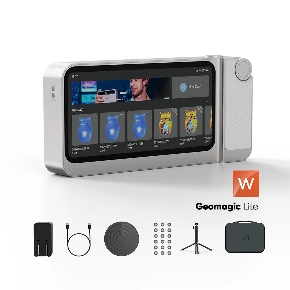 3DMakerPro Toucan 3D Scanner with Silver Geomagic Lite, touchscreen thumbnails