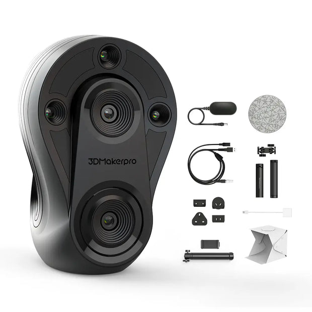 3DMakerpro Whale 3D scanner with black 360 panoramic camera