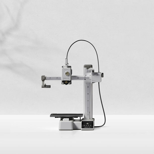 Impresora 3D compacta Bambu Lab A1 mini, vista lateral