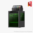 Bambu Lab H2C Laser Full Combo mit grünen Laserschutzfenstern und AMS 2 Pro