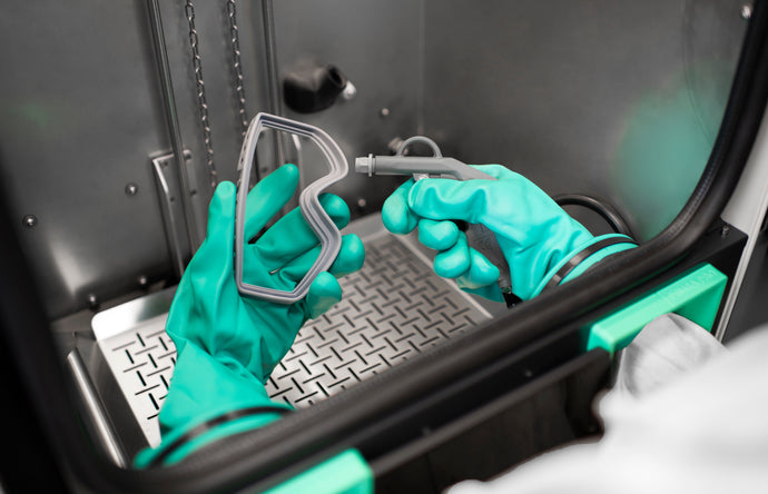 Prusa Pro SLX ecosystem showing safe post‑processing and washing of resin 3D printed parts