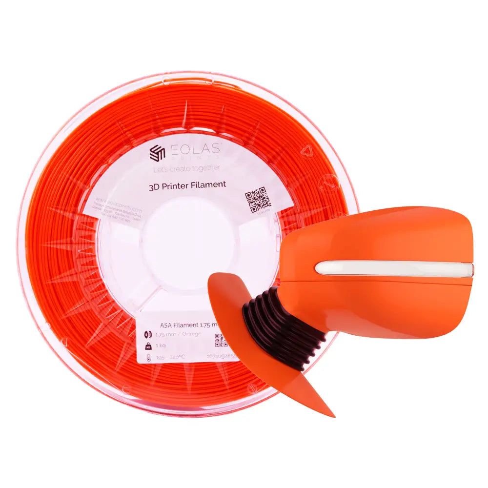 ASA Filament - 1.75 mm / 900 G / Orange - 3D Printer Filament