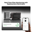 Echtzeit-Filterüberwachung des eufyMake Purifier P1 in der eufyMake-App