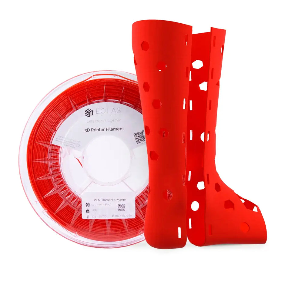 PLA Filament 1.75 mm - 1.75 mm / 250 G / Red - 3D Printer Filament