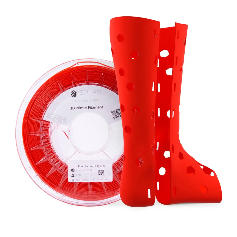 PLA Filament 2.85 mm - 2.85 mm / 1 Kg / Red - 3D Printer Filament