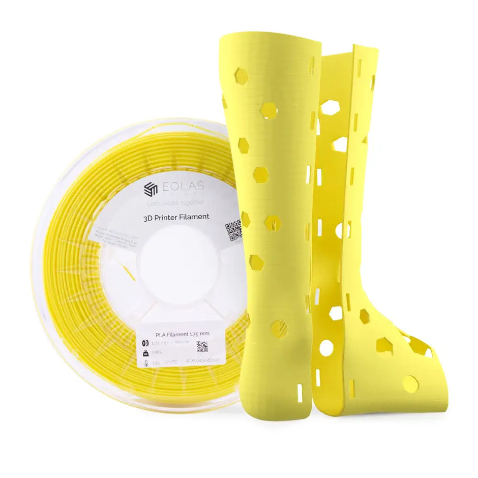 PLA Filament 2.85 mm - 2.85 mm / 1 Kg / Yellow - 3D Printer Filament