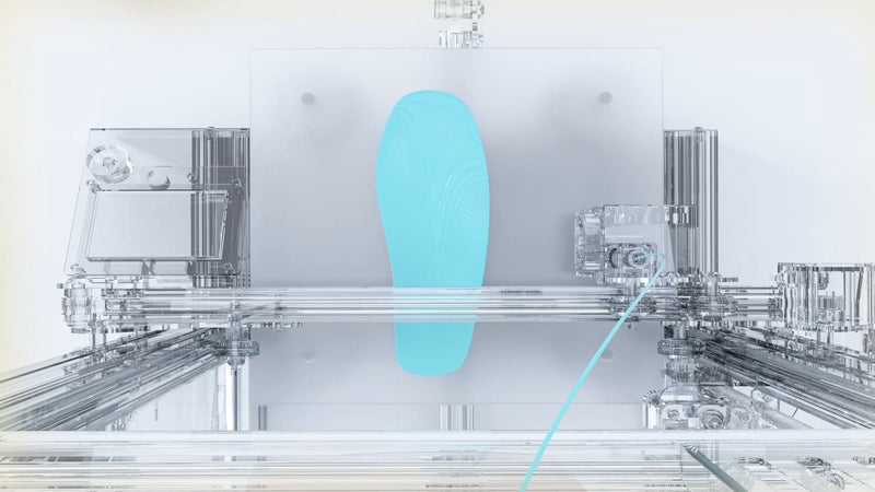 A 3D scanned and printed insole using TPU flexible filament by Eolas Prints