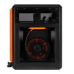Prusa Core One Plus 3D printer with black body, orange accents, red fan, E3D V6 compatible