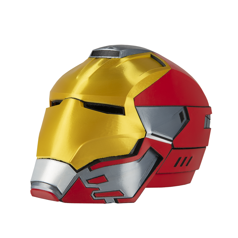 Casque multicolore imprimé sur la Prusa XL+