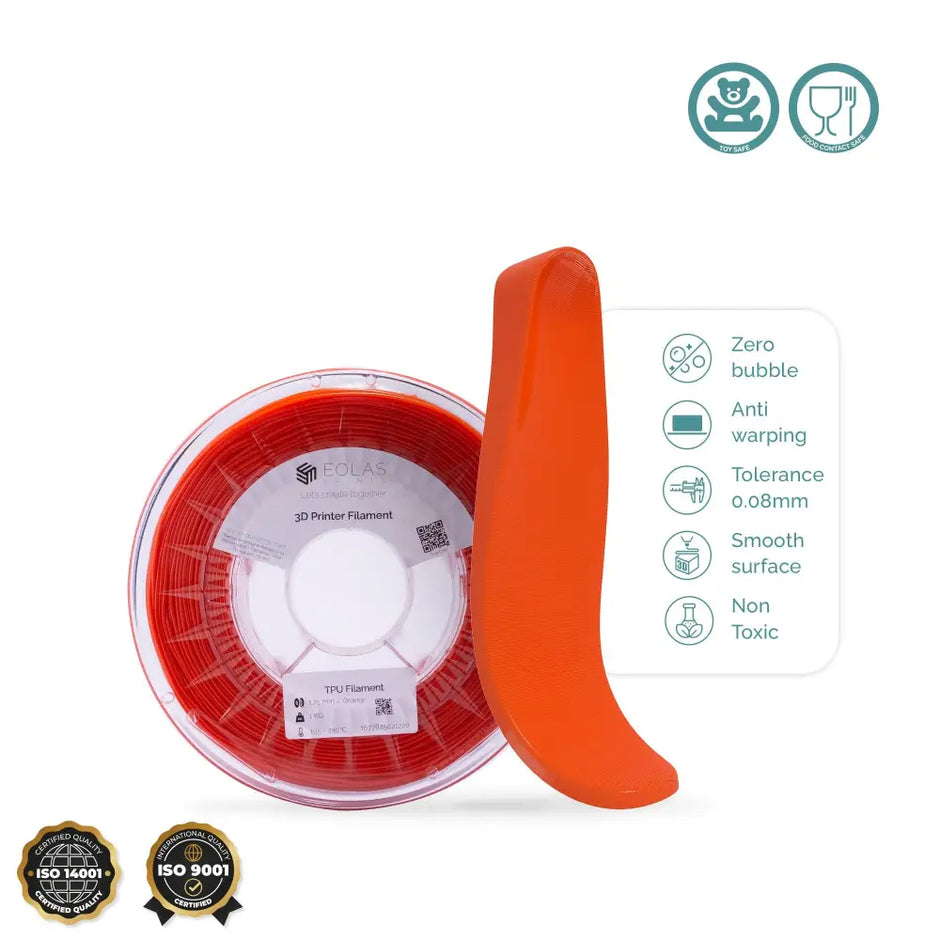 TPU Flex Filament - 93A - 3D Printer Filament