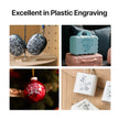 Exemples de gravure sur plastique avec le laser IR 5 W