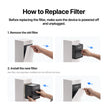 Filterwechsel am Air Purifier Go in zwei Schritten