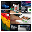 Hauptmerkmale des xTool Apparel Printer Plus: zwei Epson-I1600-Köpfe, 35,5 cm Druckbreite, 4,6 m²/h