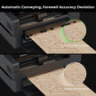 Automatic versus manual material feeding on the xTool P2