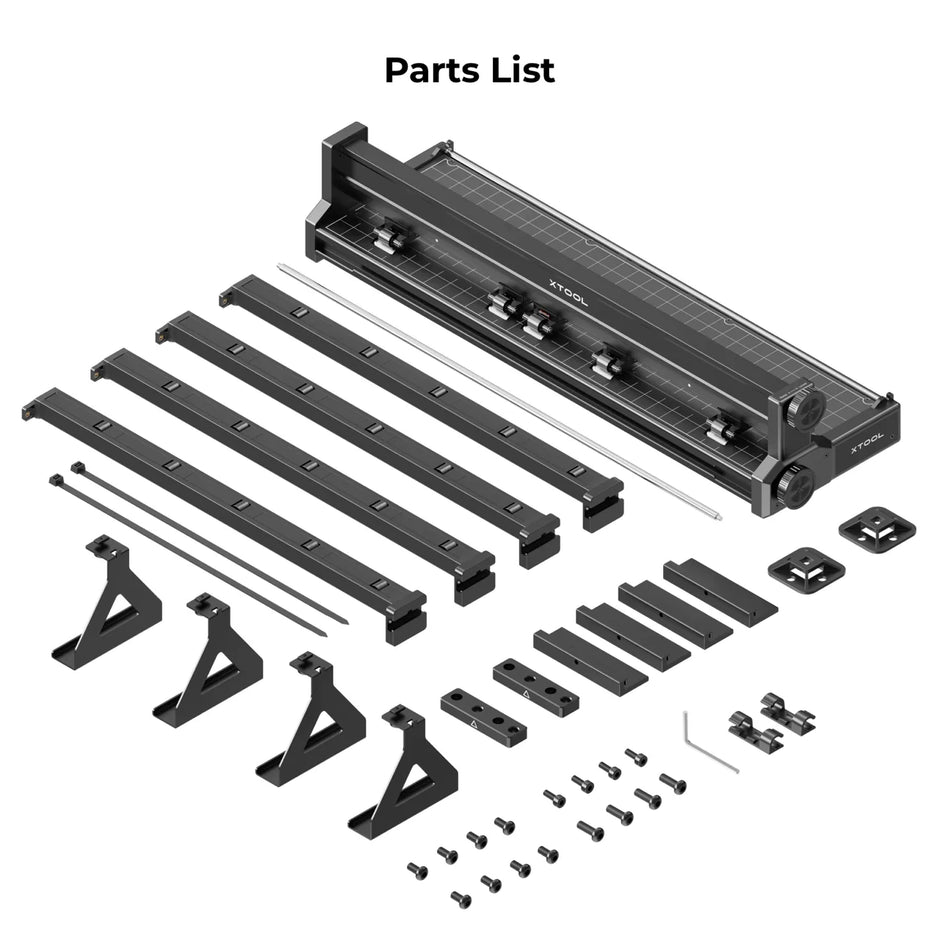xTool P2 conveyor feeder parts list