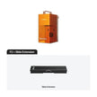 XTool F2 5W IR and 15W Diode Portable Dual Laser Engraver with orange transparent 3D printer and black slide extension