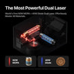 Powerful dual laser engraving machine xTool F2 Ultra with 60W MOPA and 40W Diode