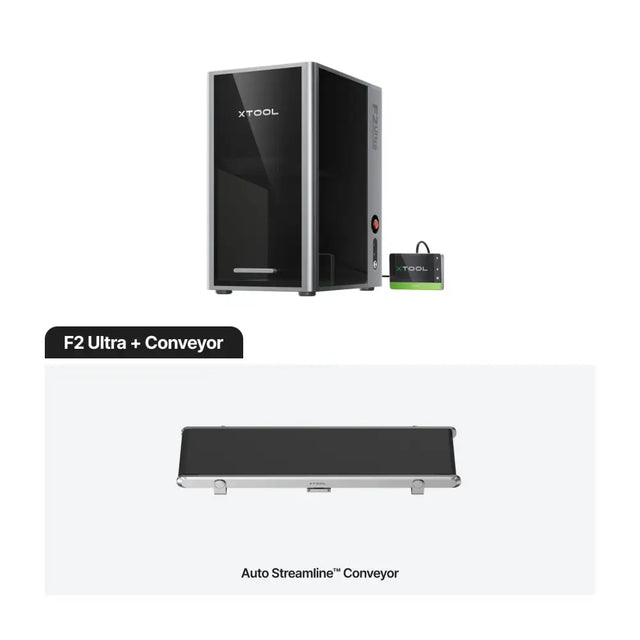 XTool F2 Ultra 60W MOPA and 40W Diode Laser Engraver with Auto Streamline Conveyor