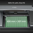 Wabenplatte 2.0 im Arbeitsbereich des xTool P2, 630 × 327 mm