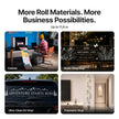 Rollenanwendungen: Canvas, Haftfolie, transparentes und polymeres Vinyl