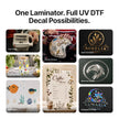Mit dem LM1 hergestellte UV-DTF-Aufklebertypen