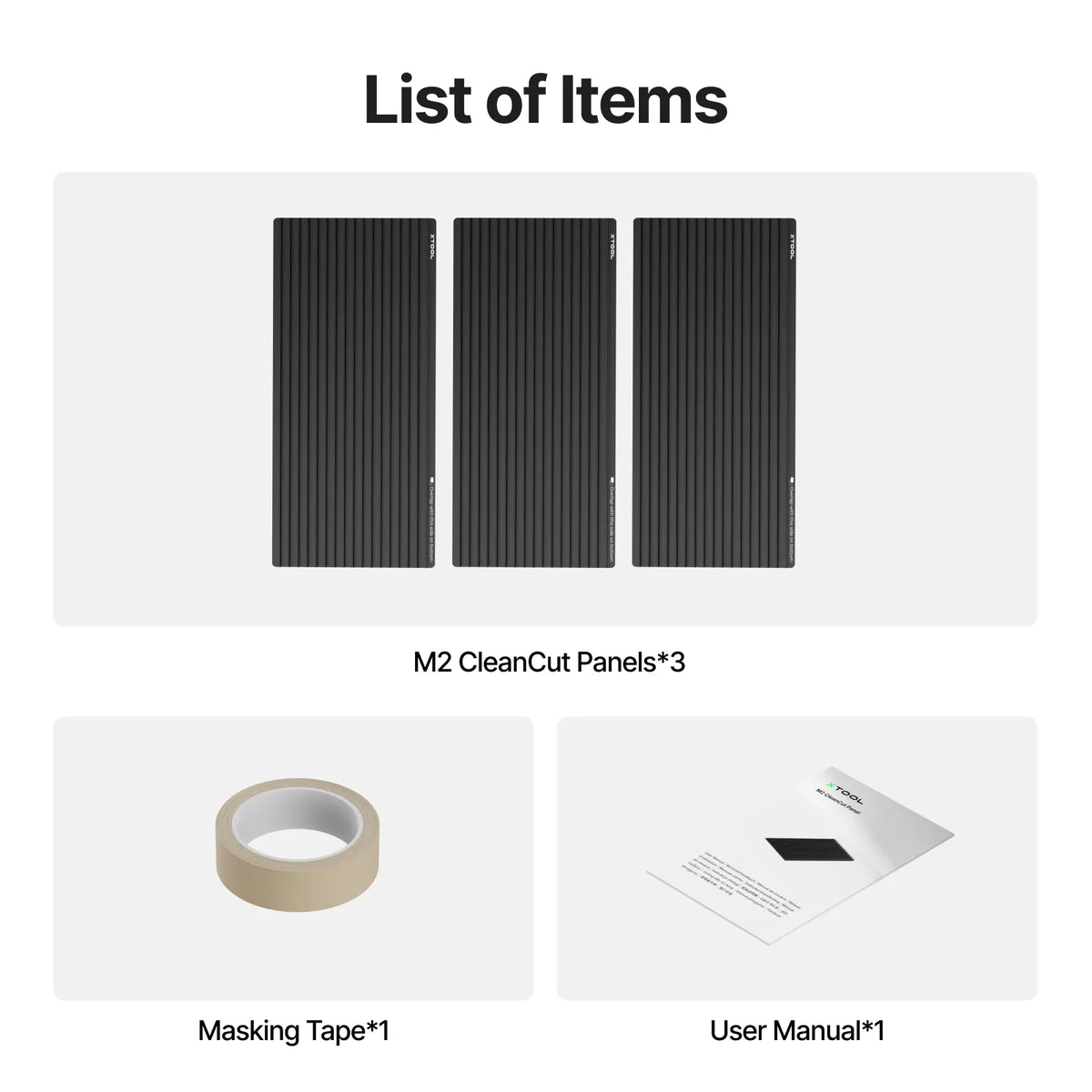 CleanCut Panel box contents