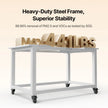 Heavy-duty steel frame with 441 lb maximum load