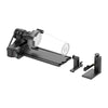 xTool RA2 Pro 4-in-1 rotary attachment holding a glass in chuck mode