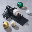 Gravierte Baseballs und Christbaumkugeln im Kugelmodus des RA2 Pro
