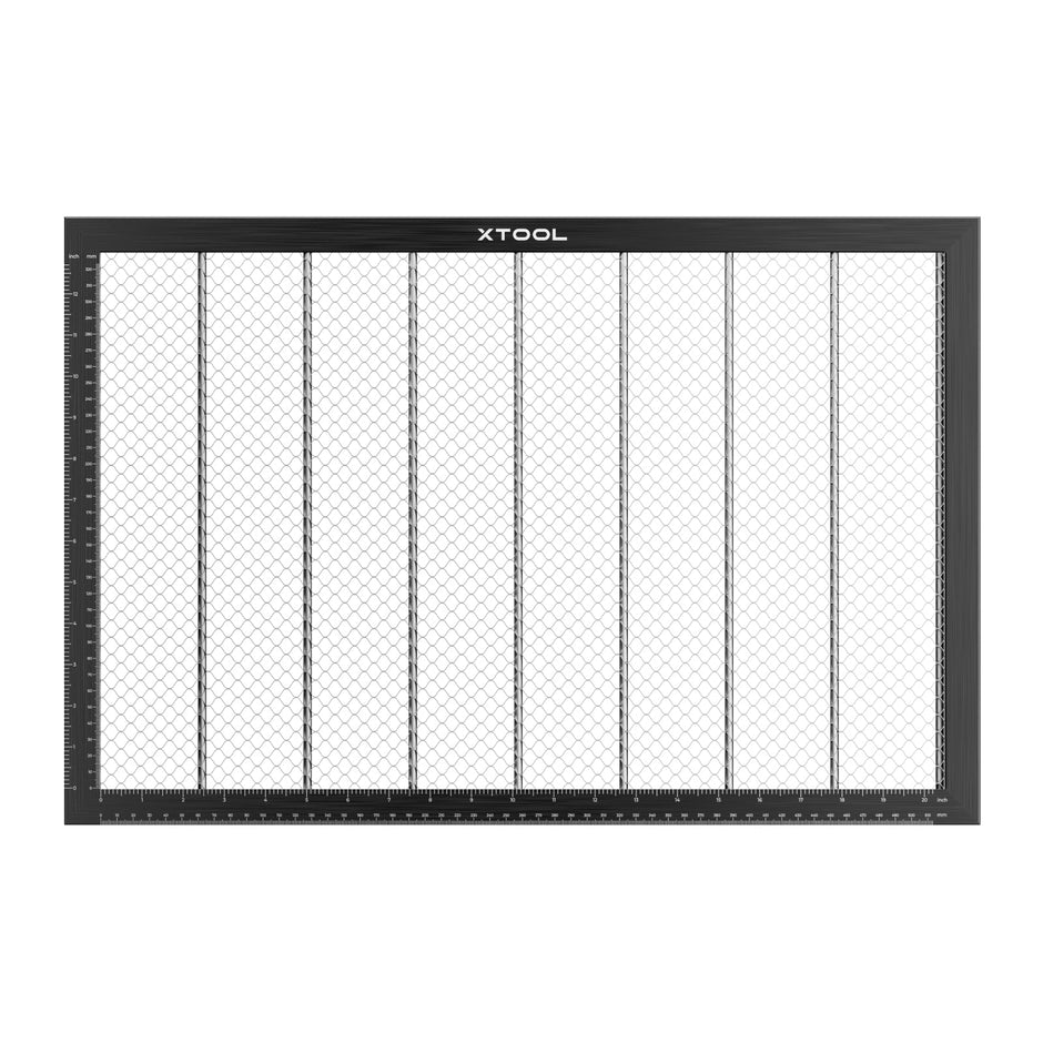 xTool S1 Honeycomb Panel, top view