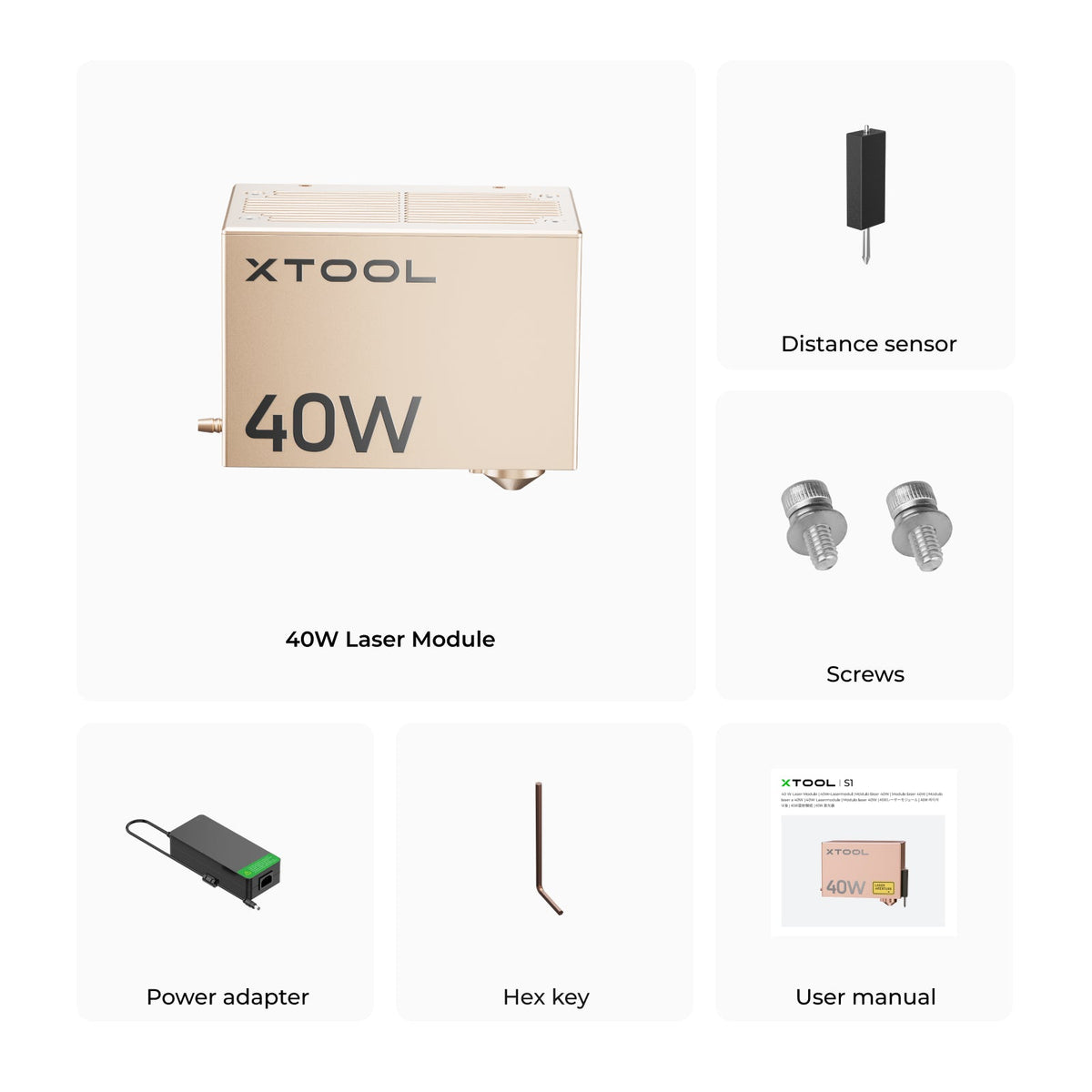 40W laser module box contents