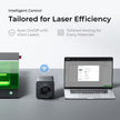 Der IF2 2.0 startet und stoppt automatisch mit dem verbundenen xTool-Laser