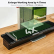 Die Slide Extension vergrößert die Arbeitsfläche von 115 x 115 mm auf 115 x 400 mm